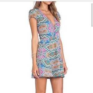 Lovers + Friends Cassidy Dress in Mosaic Print